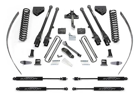 Fabtech 8IN 4LINK SYS W/COILS & STEALTH 2008-16 FORD F250 4WD W/O FACTORY OVERLOAD