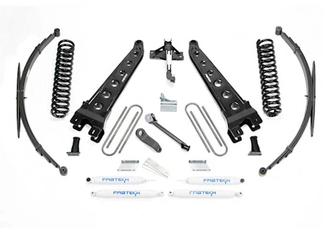 Fabtech 8IN RAD ARM SYS W/COILS & RR LF SPRNGS & PERF SHKS 2008-16 FORD F250/350 4WD