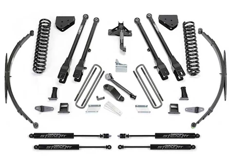 Fabtech 8IN 4LINK SYS W/COILS & RR LF SPRNGS & STEALTH 2008-16 FORD F250/350 4WD