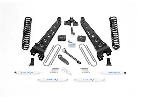 Fabtech 6IN RAD ARM SYS W/COILS & PERF SHKS 2008-16 FORD F350/450 4WD 8 LUG