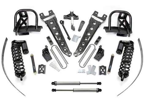 Fabtech 8IN RAD ARM SYS W/DLSS 4.0 C/O& RR DLSS 2011-16 FORD F250 4WD W/FACTORY OVERLOAD