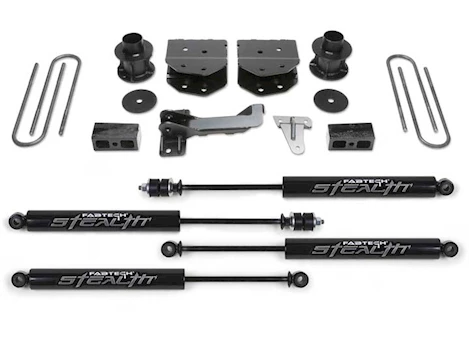 Fabtech 4IN BUDGET SYS W/STEALTH 2008-16 FORD F250/350/450 4WD 8 LUG