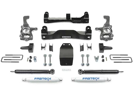 Fabtech 4IN BASIC SYS W/ PERF SHKS 09-13 FORD F150 4WD
