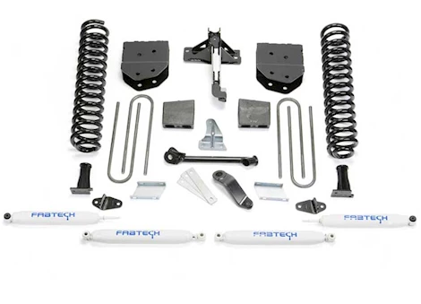 Fabtech 4IN BASIC SYS W/PERF SHKS 2008-16 FORD F250/F350 4WD