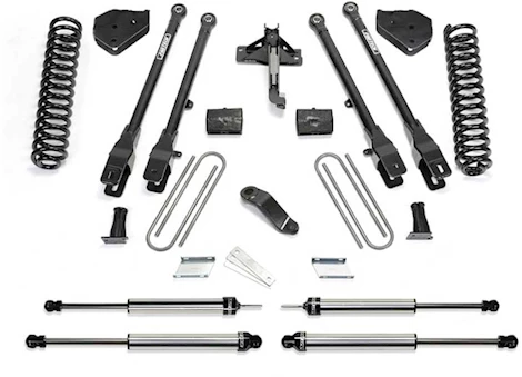 Fabtech 17-C FORD F250/F350 4WD DIESEL 4IN 4LINK SYS W/COILS & DLSS SHKS