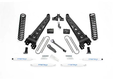 Fabtech 17-C FORD F250/F350 4WD DIESEL 6IN RAD ARM SYS W/COILS & PERF SHKS