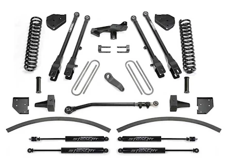 Fabtech 17-C FORD F250/F350 4WD DIESEL 8IN 4LINK SYS W/COILS & STEALTH SHKS