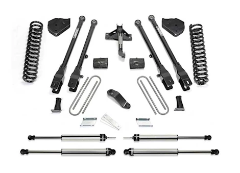 Fabtech 6IN 4LINK SYS W/COILS & DL SHKS 2017 FORD F450/F550 4WD DIESEL