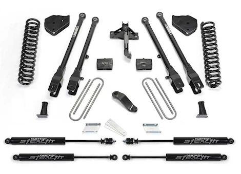 Fabtech 6IN 4LINK SYS W/COILS & STEALTH 2017 FORD F450/F550 4WD DIESEL