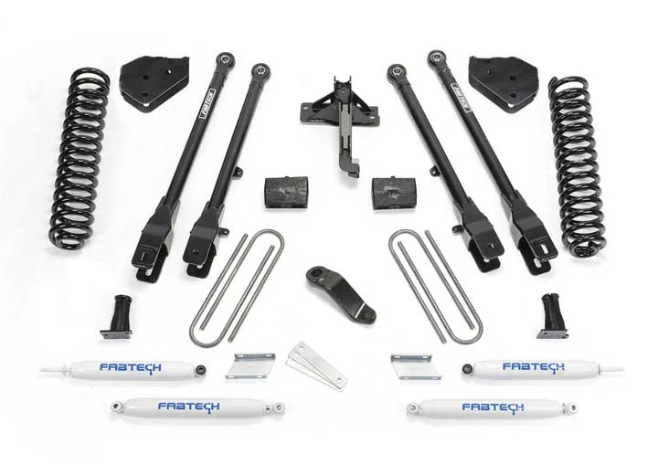 Fabtech 6in 4link sys w/coils & perf shks 19-20 ford f450/f550 4wd diesel Main Image