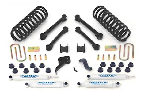 Fabtech 4.5IN PERF SYS W/PERF SHKS 09-13 DODGE 2500/3500 4WD W/DIESEL & AUTO