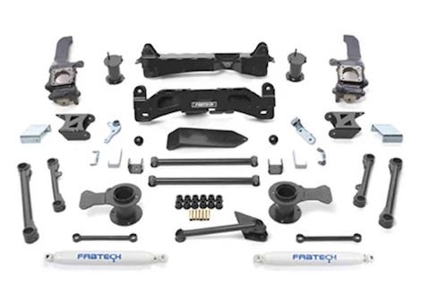Fabtech 6IN BASIC SYS W/PERF SHKS 06-09 TOYOTA FJ 4WD
