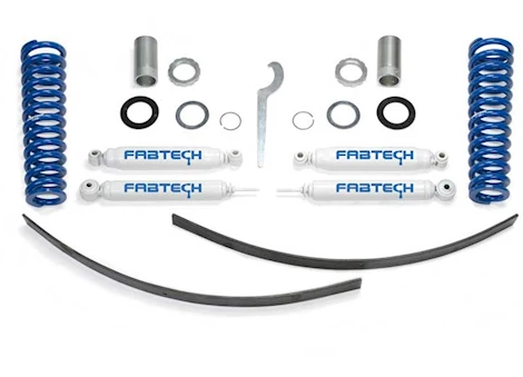 Fabtech 0-3.5IN BASIC ADJ C/O SYS W/ PERF RR SHKS 95.5-04 TOYOTA TACOMA PRNNR 6 LUG MDLS 2/4WD