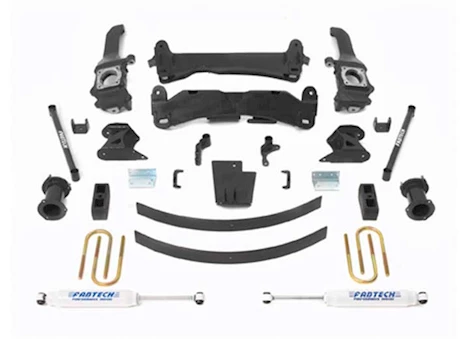 Fabtech 6IN BASIC SYS W/PERF SHKS 05-14 TOYOTA TACOMA 4WD/ 2WD 6 LUG MODELS ONLY