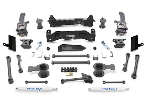 Fabtech 6IN BASIC SYS W/PERF SHKS 2010-15 TOYOTA 4RUNNER 4WD