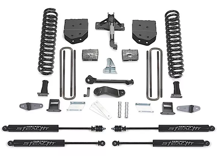 Fabtech 08-c ford hd f450/550 6in rear block kit