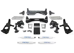 Fabtech 6in rts sys w/perf shks 2011-19 gm 3500hd