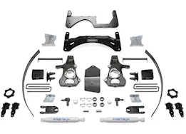 Fabtech 6in basic sys w/ perf shks 14-18 gm k1500 p/u w/ oe alm or stmp stl uca