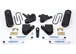 Fabtech 6in basic sys w/perf shks 99-00 ford f250/350 2wd w/gas & 6.0l diesel