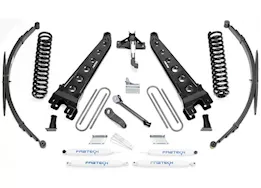 Fabtech 8in rad arm sys w/coils & rr lf sprngs & perf shks 2008-16 ford f250/350 4wd