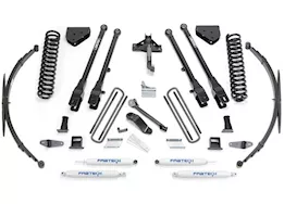 Fabtech 8in 4link sys w/coils & rr lf sprngs & perf shks 2008-16 ford f250/350 4wd