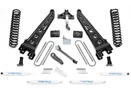 Fabtech 6in rad arm sys w/coils & perf shks 2008-16 ford f350/450 4wd 8 lug