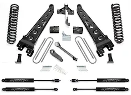 Fabtech 6in rad arm sys w/coils & stealth 2008-16 ford f350/450 4wd 8 lug
