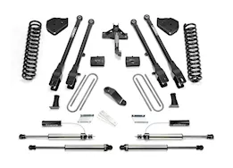 Fabtech 17-c ford f250/350 4wd diesel 4in 4link sys w/coils & 2.25 dl resi frt and dl rr shks