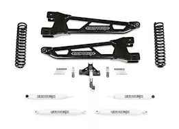 Fabtech 23-c ford f250/f350 4wd diesel 2.5in radius arm kit w/ perf shks