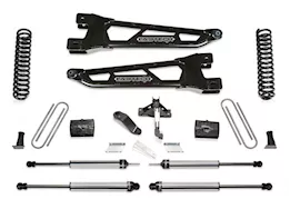 Fabtech 23-c ford f450/f550 4wd diesel6in rad arm sys w/coils & dl shks