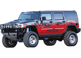 Fabtech 6in perf sys w/perf shks 03-08 hummer h2 suv/sut 4wd w/rr coil springs