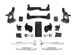 Fabtech 6in rts sys w/perf shks 2020 gm 3500hd 4wd