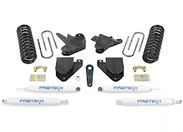 Fabtech 6in basic sys w/perf shks 05-07 ford f250 2wd v8 gas