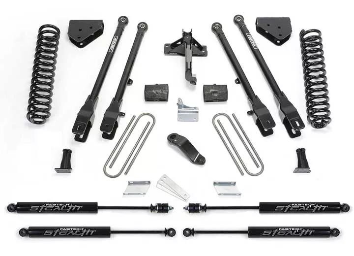 Fabtech 6in 4link sys w/coils & stealth 2008-16 ford f350/450 4wd 8 lug