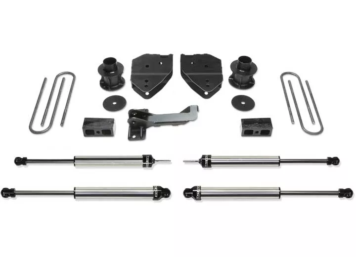 Fabtech 4in budget sys w/dlss shks 17-20 ford f250/f350 4wd