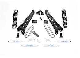 Fabtech 6in rad arm sys w/coils & perf shks 17-20 ford f250/f350 4wd gas