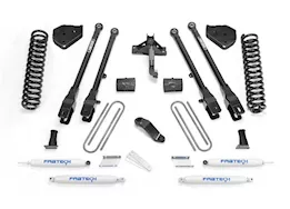 Fabtech 6in 4link sys w/coils & perf shks 2017 ford f450/f550 4wd diesel