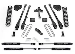 Fabtech 6in 4link sys w/coils & stealth 2017 ford f450/f550 4wd diesel