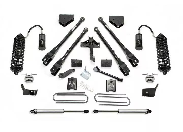 Fabtech 6in 4link sys w/ 4.0 r/r & 2.25 2011-16 ford f350 4wd