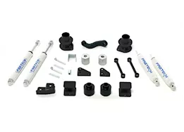 Fabtech 3in basic sys w/perf shks 2007-18 jeep jk 4wd