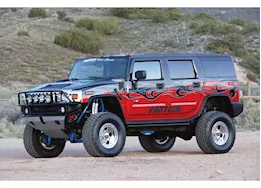 Fabtech 6in perf sys w/perf shks 03-08 hummer h2 suv/sut 4wd w/rr coil springs