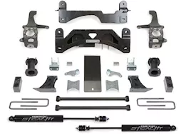 Fabtech 6in basic sys w/c/o spacers & stealth rr 07-15 toyota tundra 2/4wd