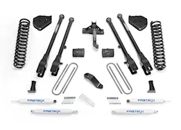 Fabtech 6in 4link sys w/coils & perf shks 2017 ford f450/f550 4wd diesel