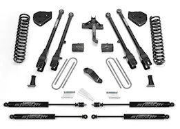 Fabtech 6in 4link sys w/coils & stealth 2017 ford f450/f550 4wd diesel