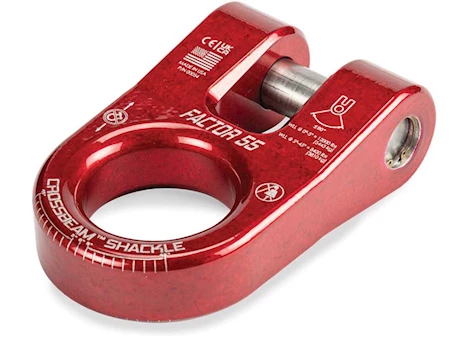 Factor 55 CROSSBEAM SHACKLE RED