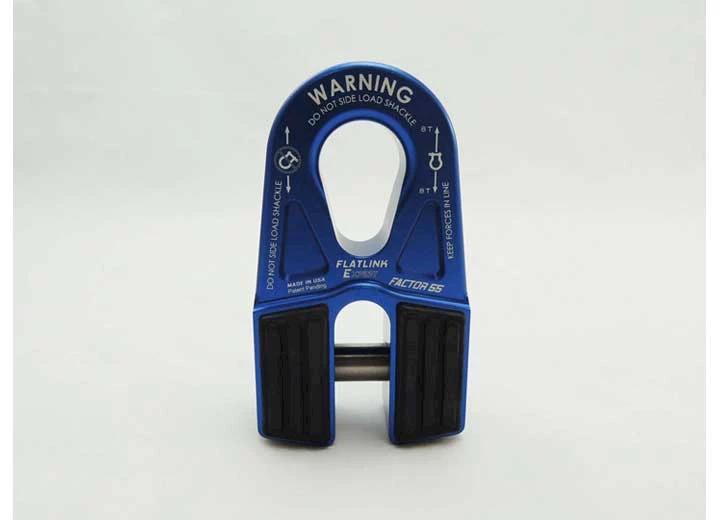 Factor 55 Flatlink e expert winch shackle mount blue Main Image