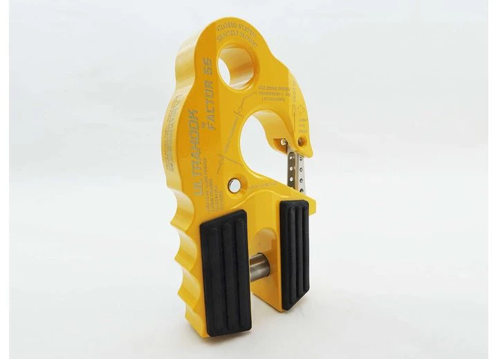 Factor 55 Ultrahook winch hook with shackle mount yellow Main Image