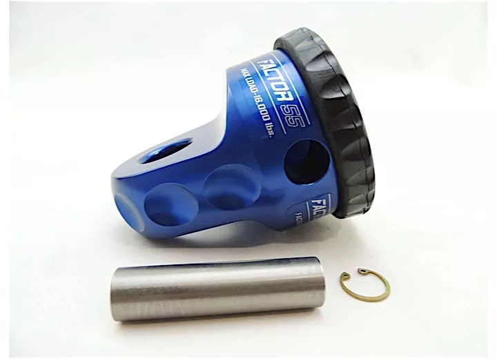 Factor 55 Prolink loaded assembly - blue 16000 lb w/titanium pin & rubber guard