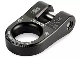 Factor 55 Crossbeam shackle black