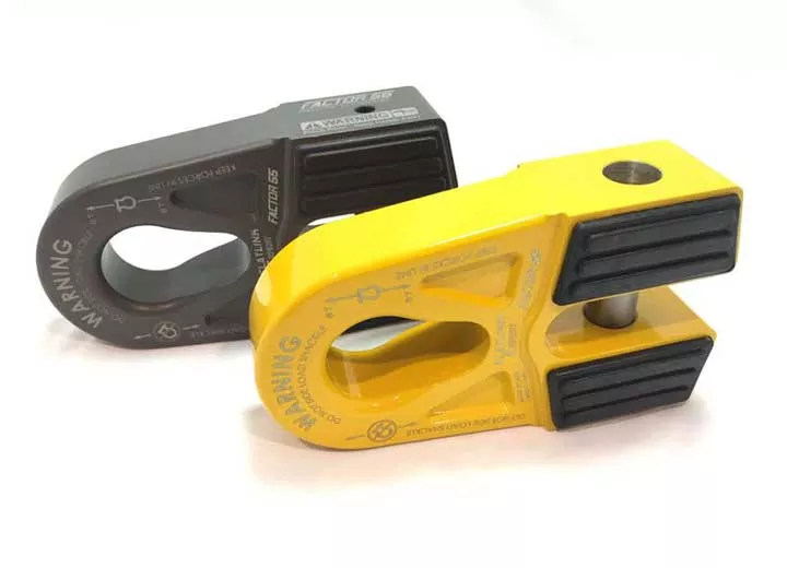 Factor 55 Flatlink e expert winch shackle mount yellow